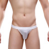 MenSexyWear Tanga sexy Self Beauty Blanc